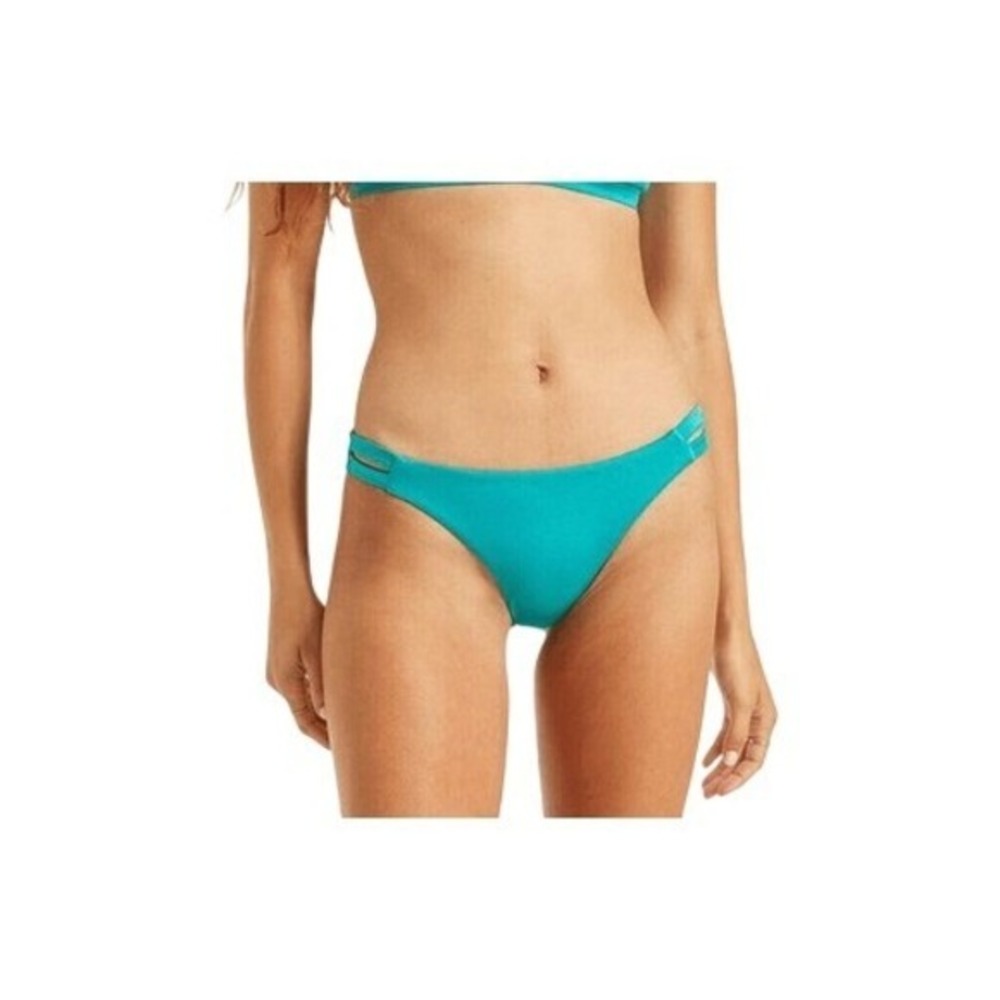 Billabong Sol Searcher Tropic Shore Teal Side Tab Bikini Bottoms Size Large